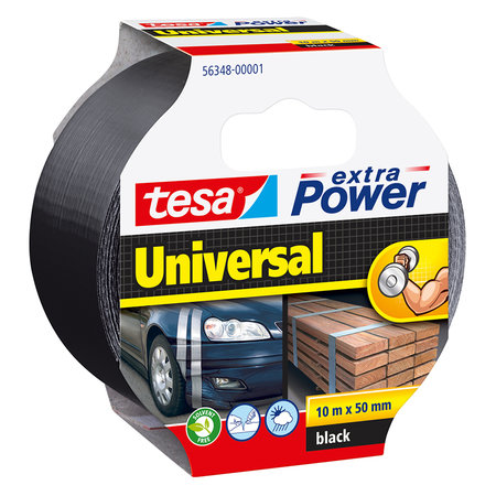 Tesa Ducttape Extra Power Universal Zwart 10m x 48mm