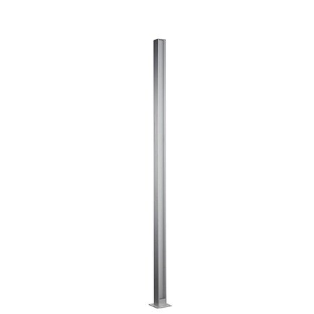 Paal aluminium Quadra 60x65mm 270cm