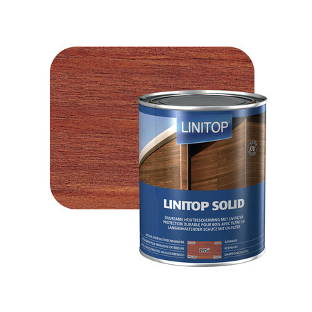 Linitop Solid 285 Houtbescherming Mahonie 2,5l