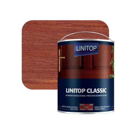 Linitop Classic 285 Houtbeits Mahonie 2,5l