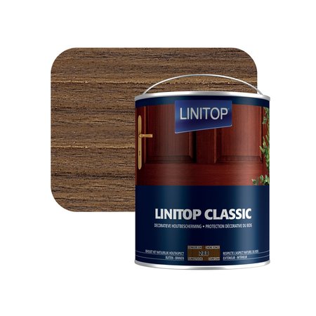 Linitop Classic 288 Houtbeits Donkere Eik 2,5l