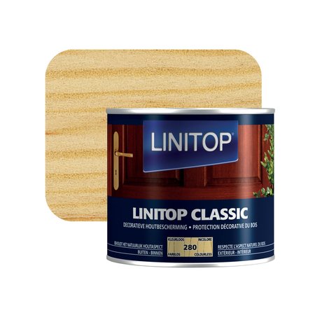 Linitop Classic 280 Houtbeits Kleurloos 0,5l