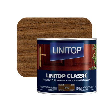 Linitop Classic 283 Houtbeits Notelaar 0,5l