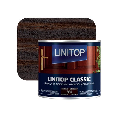 Linitop Classic 284 Houtbeits Palissander 0,5l