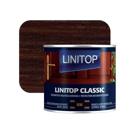 Linitop Classic 289 Houtbeits Wengé 0,5l