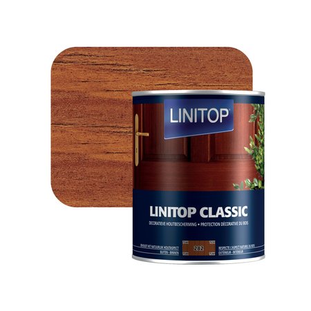 Linitop Classic 282 Houtbeits Teak 1l