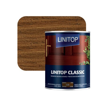 Linitop Classic 283 Houtbeits Notelaar 1l