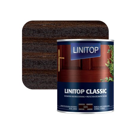 Linitop Classic 284 Houtbeits Palissander 1l
