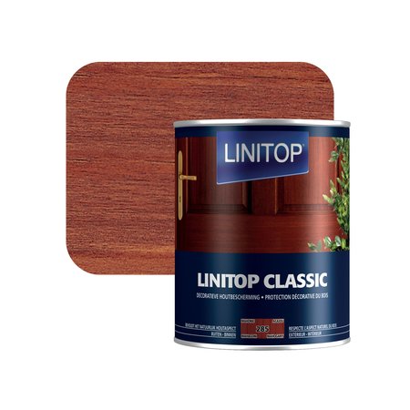 Linitop Classic 285 Houtbeits Mahonie 1l