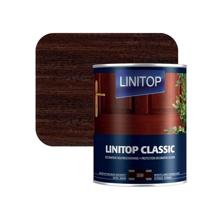 Linitop Classic 289 Houtbeits Wengé 1l