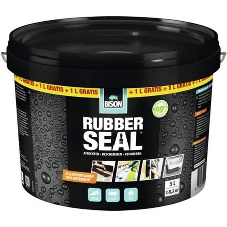 BISON Rubber Seal Reparatie Pasta - 4 + 1 liter