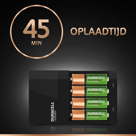 Duracell Oplader CEF 14 Hi-Speed Incl. Batterijen - 163760122