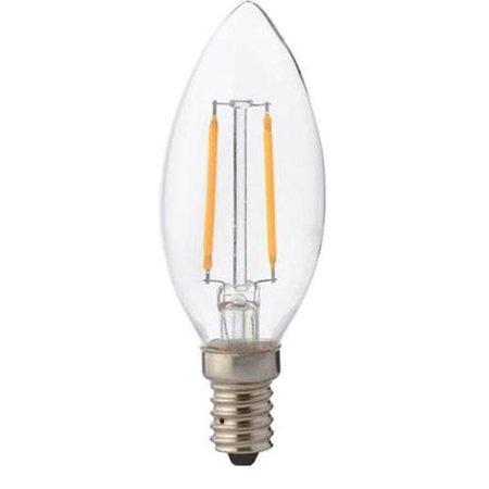 PROLIGHT Kaarslamp LED E14 4W Warm Wit, Helder Glas