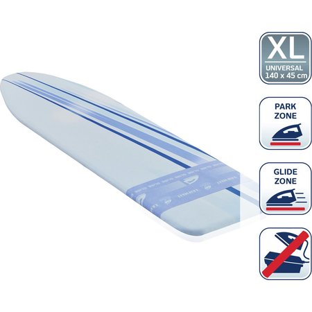 LEIFHEIT Strijkplankovertrek Thermo Reflect Glide&Park XL 140x45 cm