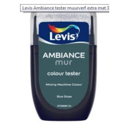 LEVIS Ambiance Tester Muurverf Extra Mat 30ml Blue Glaze