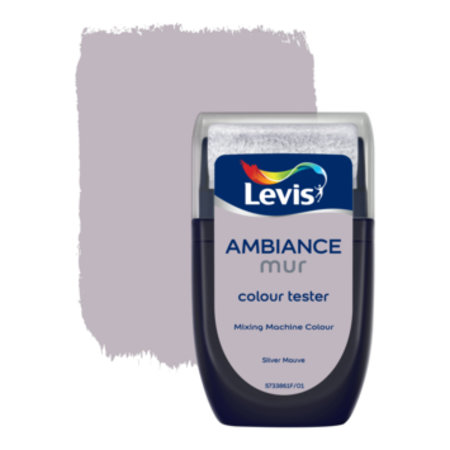 LEVIS Ambiance Tester Muurverf Extra Mat 30ml Silver Mauve