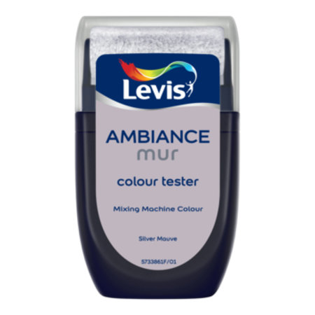 LEVIS Ambiance Tester Muurverf Extra Mat 30ml Silver Mauve