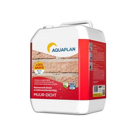 Aquaplan Muur-dicht 4l + 25% Gratis Transparant
