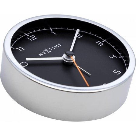 Nextime Company Alarm Alarmklok 9cm Zwart