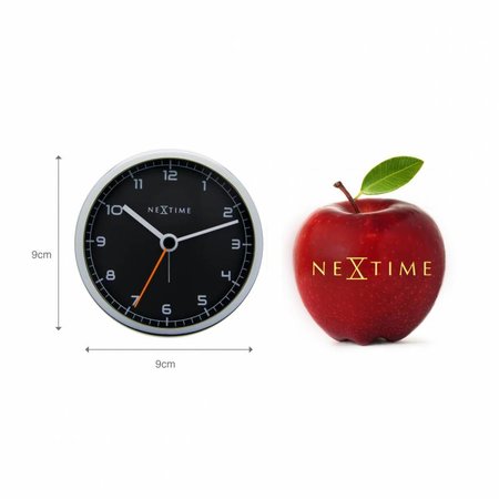Nextime Company Alarm Alarmklok 9cm Zwart