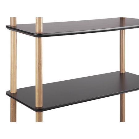 LEITMOTIV Plankenkast Simplicity - Zwart - Large - 80x30x150cm