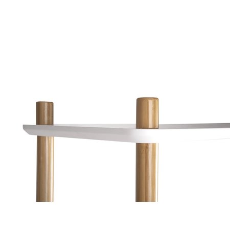 LEITMOTIV Plankenkast Simplicity - Wit - Small - 80x30x82,5cm