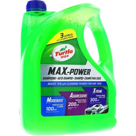 TURTLE WAX 53287 MAX POWER Auto Shampoo 4l