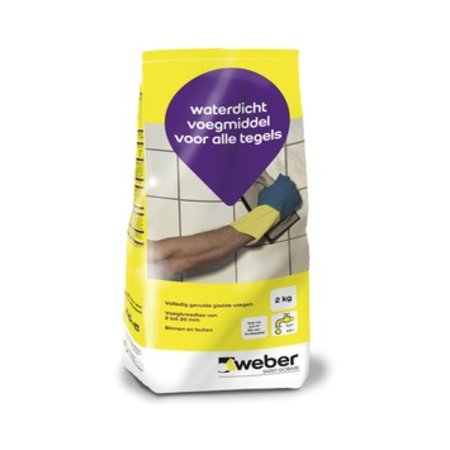 Weber Voegmiddel Wit 2 kg