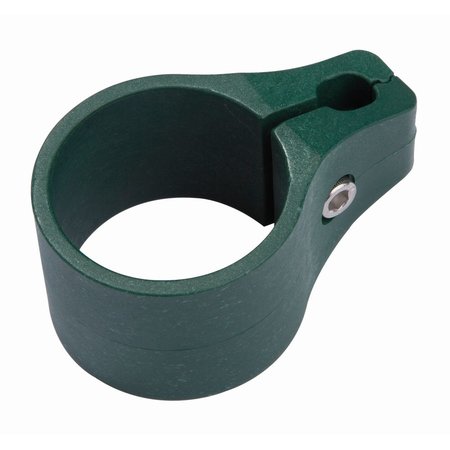 Eindklem 48 mm groen plastic voor ronde paal