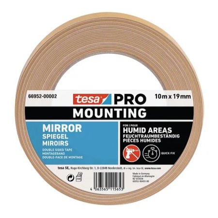 TESA Mounting PRO Montagetape Mirror 5mx19mm