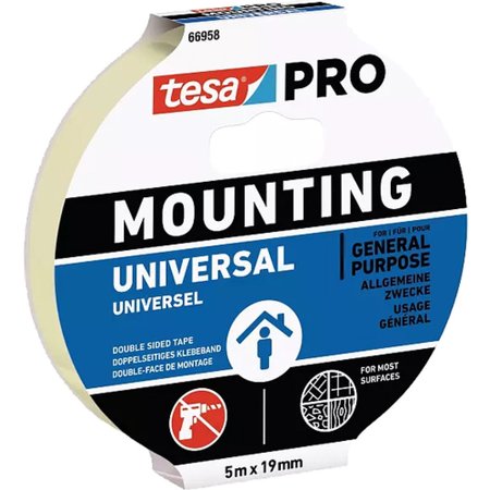 TESA Mounting PRO Montagetape Universal 5mx19mm