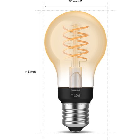 PHILIPS Hue Standaardlamp Filament E27 7,2W