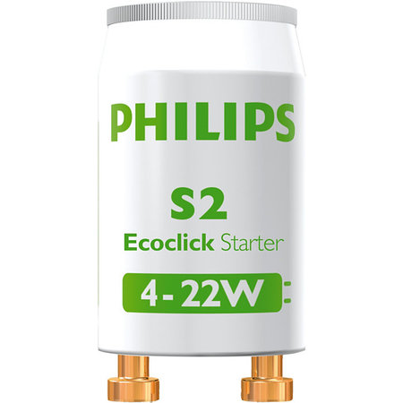 Philips Starter TL-Lamp S2 4-22W (2 stuks)