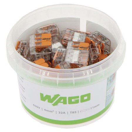 WAGO Assortiment Steekklemmen met Hendel 0,14-4mm² (50 stuks)