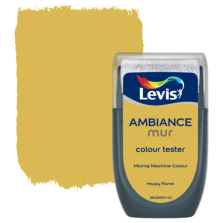 LEVIS Ambiance Mur Mat Colour Tester - Happy Flame 30 ml