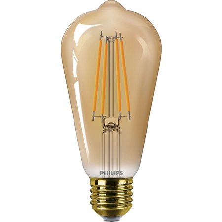 PHILIPS LED Edison-lamp Filament E27 40W Amberglas