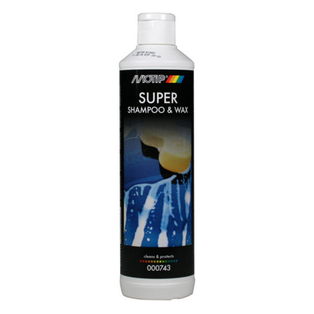 Motip Super Shampoo & Wax 500ml