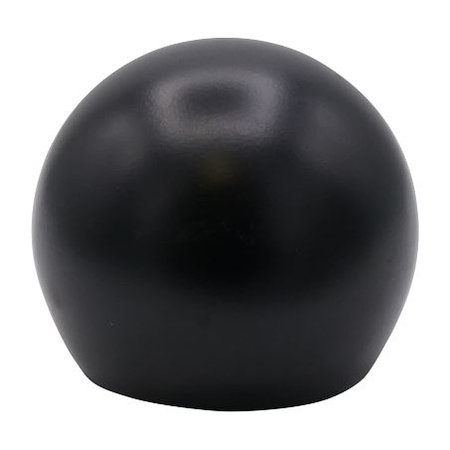 Eindstuk Ball voor Gordijnroede Ø25mm Zwart - 2 Stuks