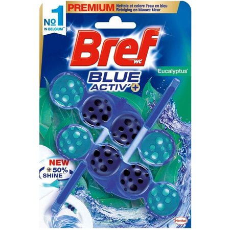 BREF Toiletblok Blue Activ Eucalyptus - 2 Stuks