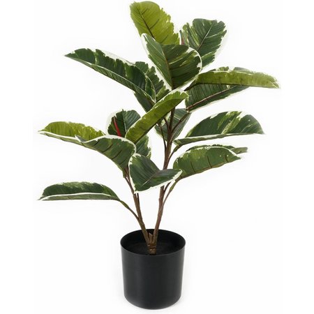 PRESENT TIME Kunstplant Oak Leaf - Groen - 42x42x57cm