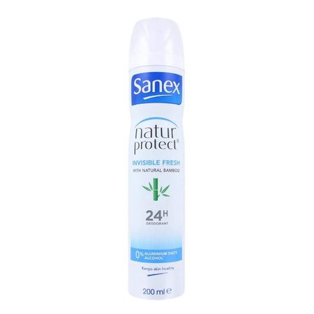 SANEX Deodorant Spray Natur Protect Invisible Fresh Bamboo, 200 ml
