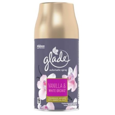 GLADE Automatische Spray Navulling - Vanille & White Orchid- 269 ml