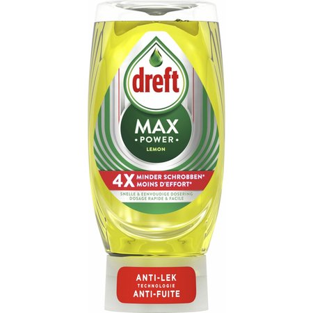 DREFT Max Power Afwasmiddel Lemon - 370 ml