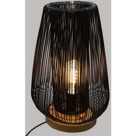 ATMOSPHERA Tafellamp 'Noda', Zwart Metaal, H40,5 cm