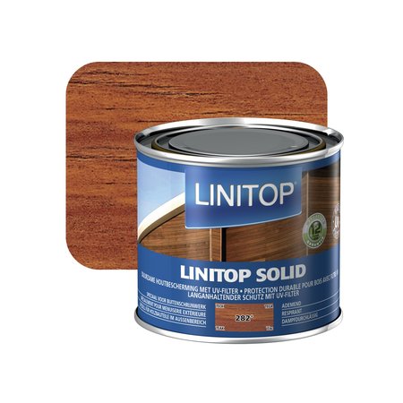 Linitop Solid 282 Houtbescherming Teak 0,5l