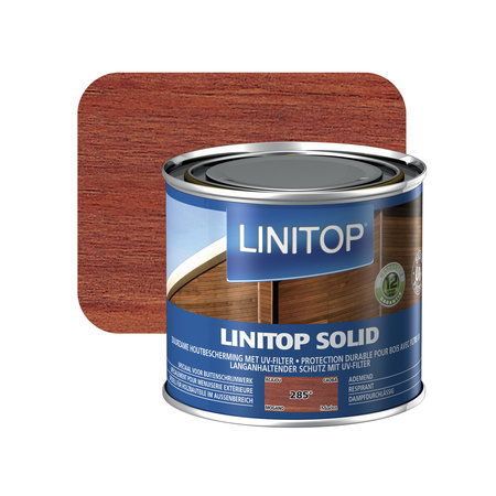 Linitop Solid 285 Houtbescherming Mahonie 0,5l