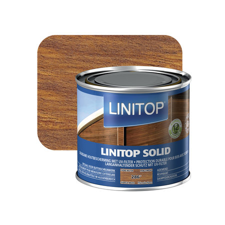 Linitop Solid 286 Houtbescherming Middel Eik 0,5l