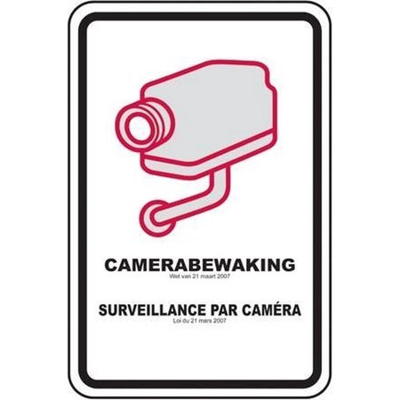 VELLEMAN CCTV Waarschuwingsbord Camerabewaking - Versie België
