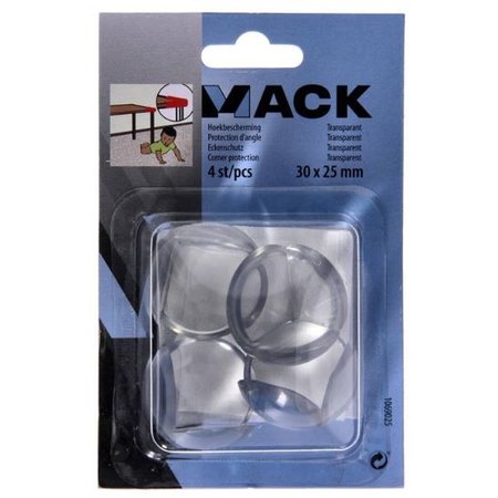 MACK Hoekbescherming Transparant, 30x25mm, 4 Stuks/Verpakking
