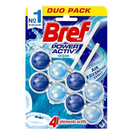 BREF Blue Activ WC-Blokje, Ocean, 2 Stuks
